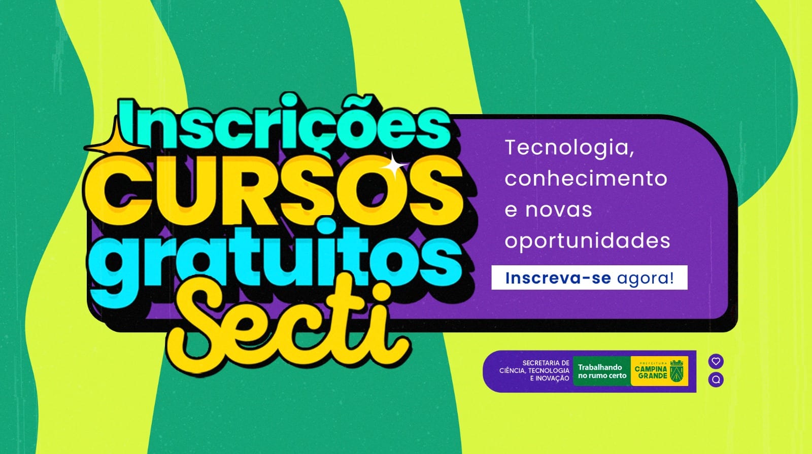 SECTI de Campina Grande abre 350 vagas para cursos gratuitos de tecnologia