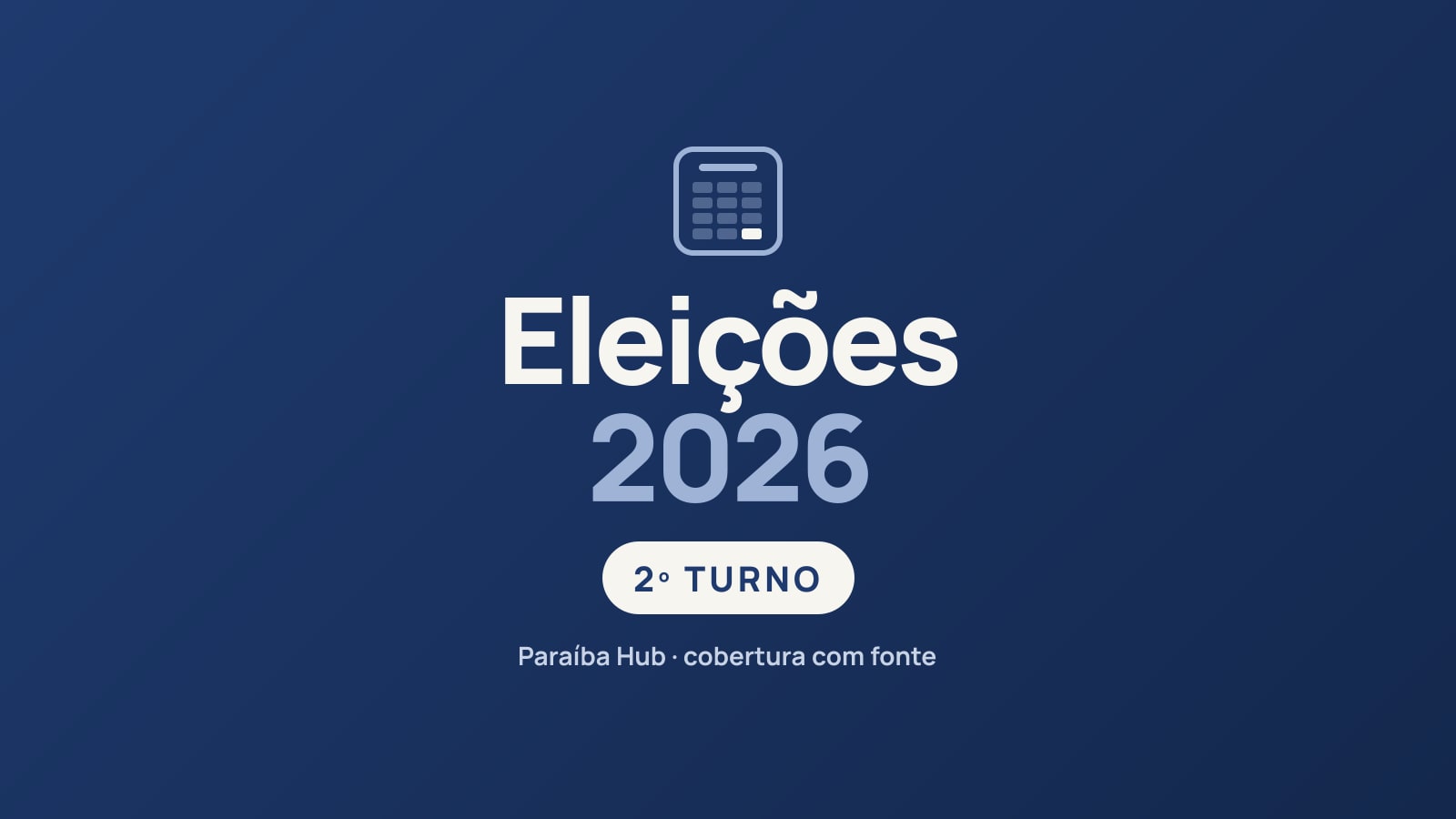 Eleições 2026 — 2º turno